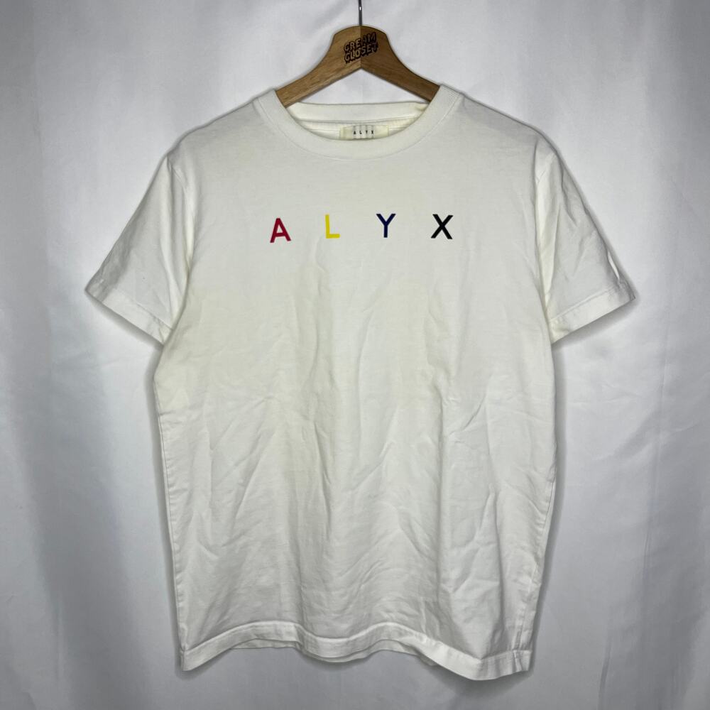 1017 Alyx 9SM Rainbow Color Block Logo Tee L